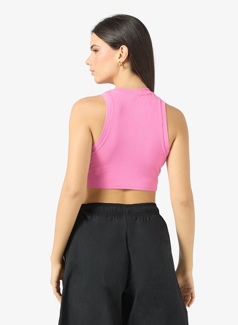 Nike Nsw Essential Ribbed Crop Tank - Image 2